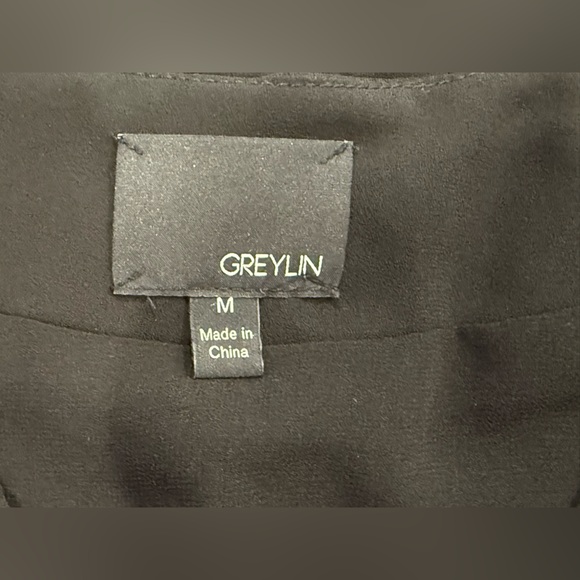 Greylin Anthropologie Elegant Black Draped Dress - Picture 5 of 6